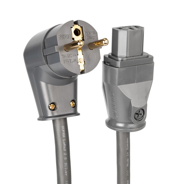 Supra LoRad 2.5 SPC CS-EU abgewinkelt - Stromkabel