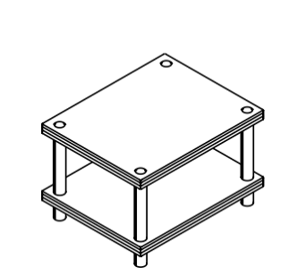 creaktiv Systems Slim 1 - Hifi Rack NEUHEIT