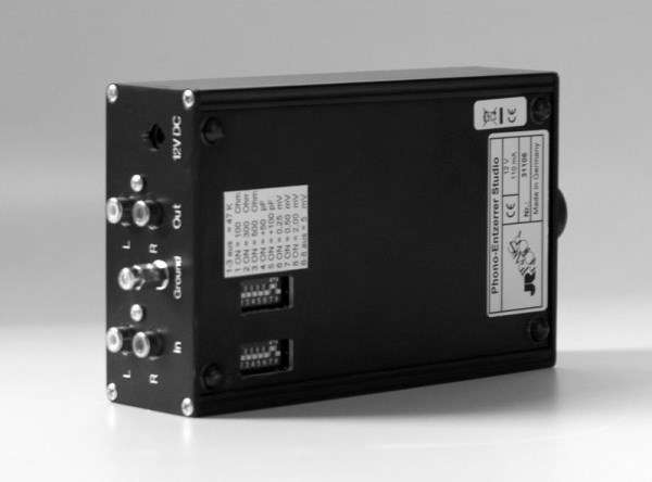 Tofficu Phono Vorverstärker Für Plattenspieler - Kompakt, Rauscharm, Schwarz