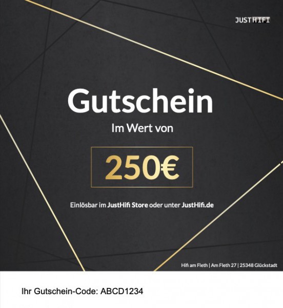 250 € Gutschein