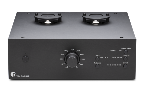 Pro-Ject Tube Box DS3 B - Röhren-Phonoverstärker schwarz Kundenrückläufer