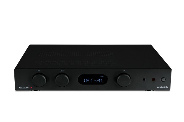 Audiolab 6000A schwarz front-oben