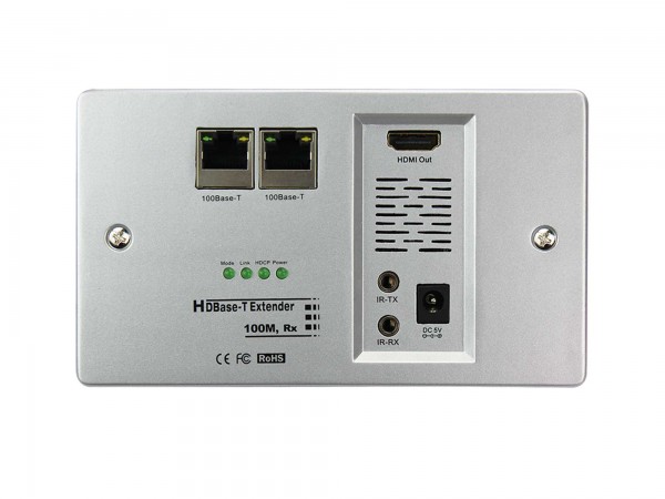 InAkustik Exzellenz HD Base-T Receiver IP-Wanddose