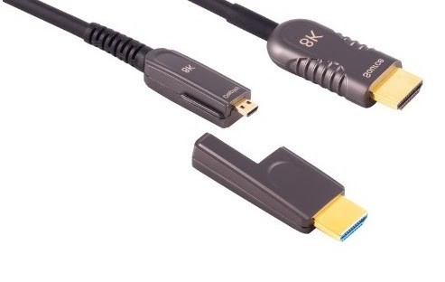 Goldkabel edition HDMI AOC 8K mit Einzughilfe